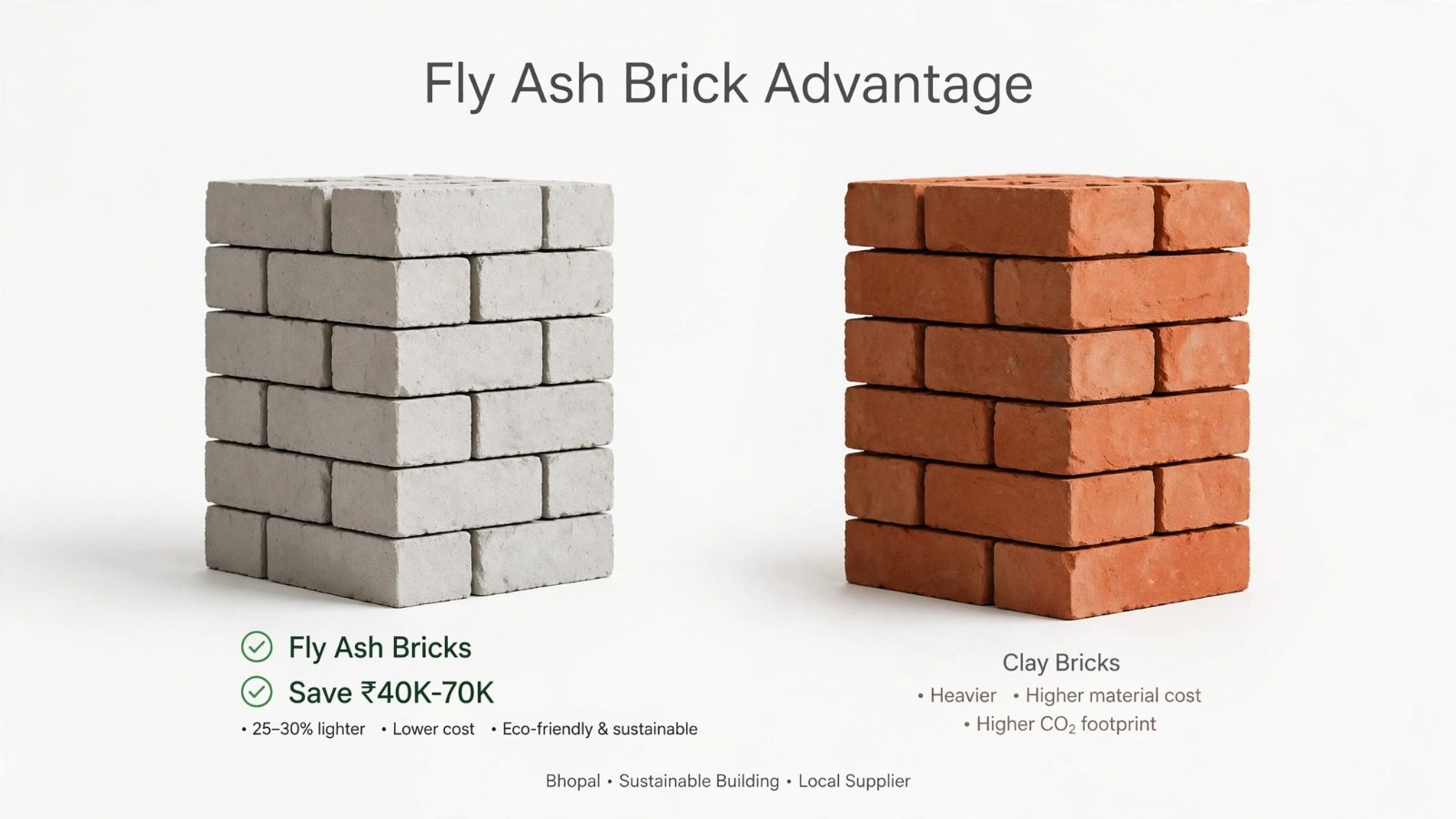 fly ash brick advantage comparison